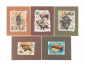 FIVE SMALL PAT WILES BUFFALO W