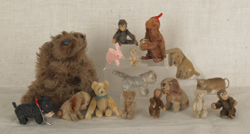 Five small Stieff animals 20th c.