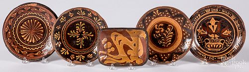 FIVE SMALL TURTLECREEK POTTERS