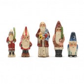 FIVE SMALL VAILLANCOURT SANTA