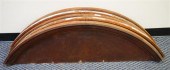 FIVE STAINED PINE WINDOW ARCHE