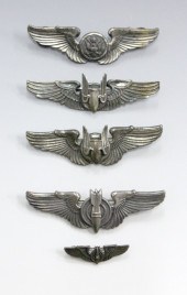 FIVE STERLING AAF WINGS, BOMBA