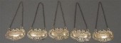 FIVE STERLING BOTTLE MARKERSFi