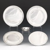 FIVE STERLING SILVER DISHES, B