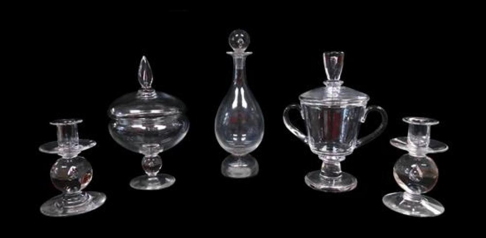 FIVE STEUBEN TEAR-DROP PATTERN