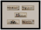 Five Stevengraphs British, lat