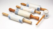 FIVE STONEWARE KITCHENWARES. C