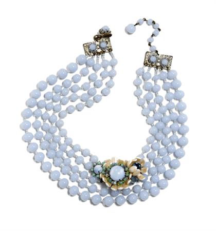 Five-strand Miriam Haskell beaded