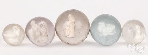 FIVE SULPHIDE MARBLESFive