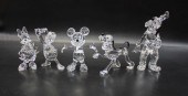 FIVE SWAROVSKI DISNEY FIGURINE