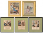 FIVE THOMAS ROWLANDSON HAND-CO