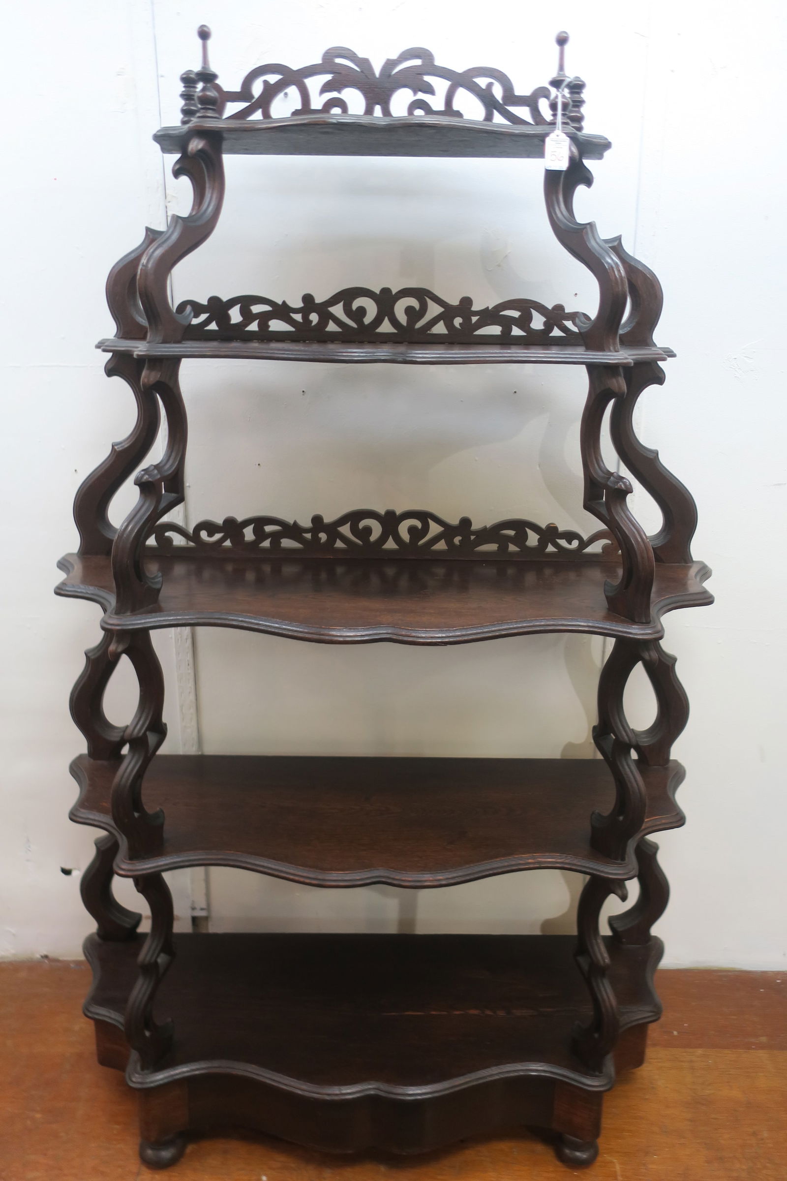FIVE TIER ÉTAGèRE WITH A "HIDDEN