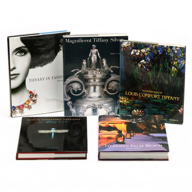FIVE TIFFANY & CO. THEMED HARDCOVER