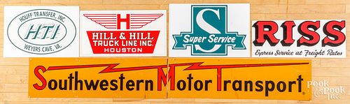 FIVE TIN TRUCKING ADVERTISING