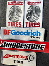 FIVE TIRE SIGNS - BRIDGESTONE,