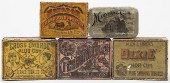 FIVE TOBACCO TINSFive Tobacco