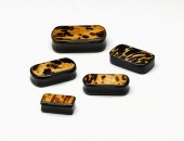 Five tortoiseshell and horn sn