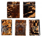 FIVE TORTOISESHELL CASESlate 1