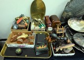 FIVE TRAY LOTS OF ASSORTED ITE