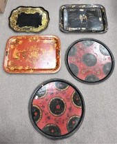 FIVE TRAYS, TO INCLUDE TWO ROU