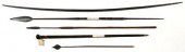 Five tribal weapons: arrow wit