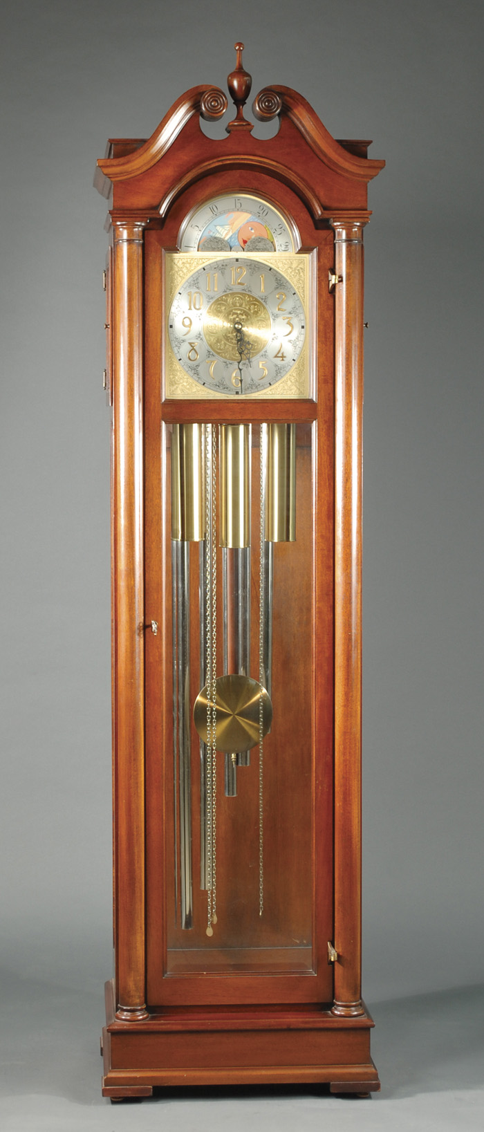 FIVE-TUBE TALL CASE FLOOR CLOCK
