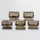 FIVE UNMOUNTED 121 CT TOTAL ST