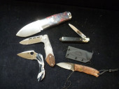 FIVE UPSCALE FOLDING BLADE KNI