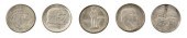 *Five U.S. Commemorative Silve