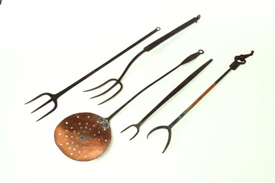 FIVE UTENSILS.  American  19th
