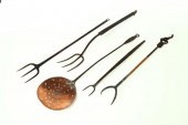 FIVE UTENSILS.  American  19th