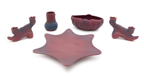 Five Van Briggle Ceramic Articles