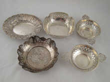 Five various hallmarked silver