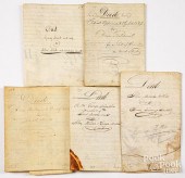 FIVE VELLUM INDENTURESFive vel