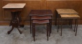 FIVE VICTORIAN STYLE WOOD STAN