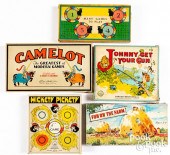 FIVE VINTAGE BOARD GAMESFive v