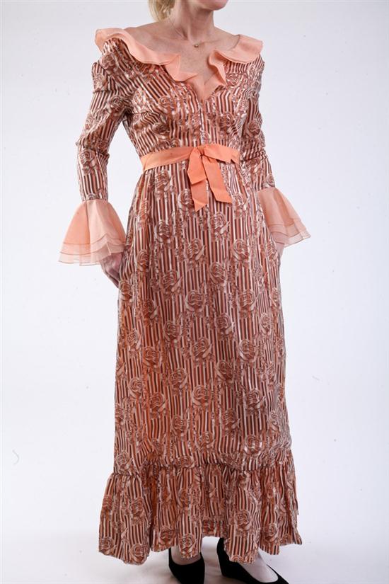 FIVE VINTAGE DESIGNER DRESSES.
