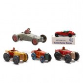 FIVE VINTAGE MARX RACE CARS 19