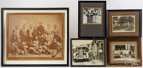 FIVE VINTAGE PHOTOGRAPHSFive