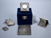 Five vintage sterling travel a