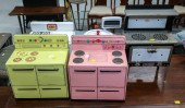 FIVE VINTAGE TOY APPLIANCES In