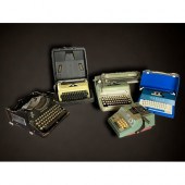 FIVE VINTAGE TYPEWRITERS INCLU