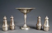 FIVE WEIGHTED STERLING SILVER