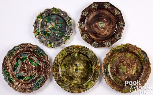 FIVE WHIELDON TYPE TORTOISESHELL