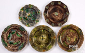 FIVE WHIELDON TYPE TORTOISESHE
