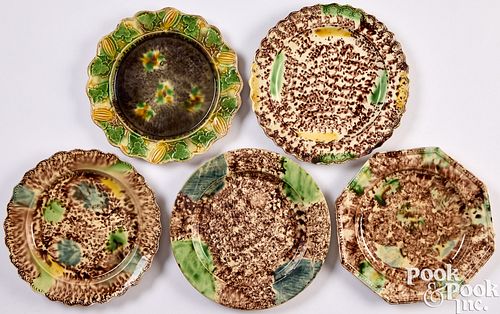 FIVE WHIELDON TYPE TORTOISESHELL