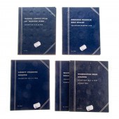 FIVE WHITMAN FOLDERS WITH $22.