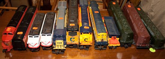 Five Williams diesel locomotives