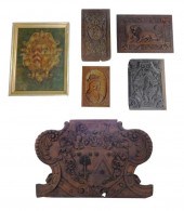 FIVE WOODEN CARVED PANELS, INC