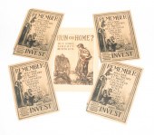 FIVE WORLD WAR I LIBERTY POSTE
